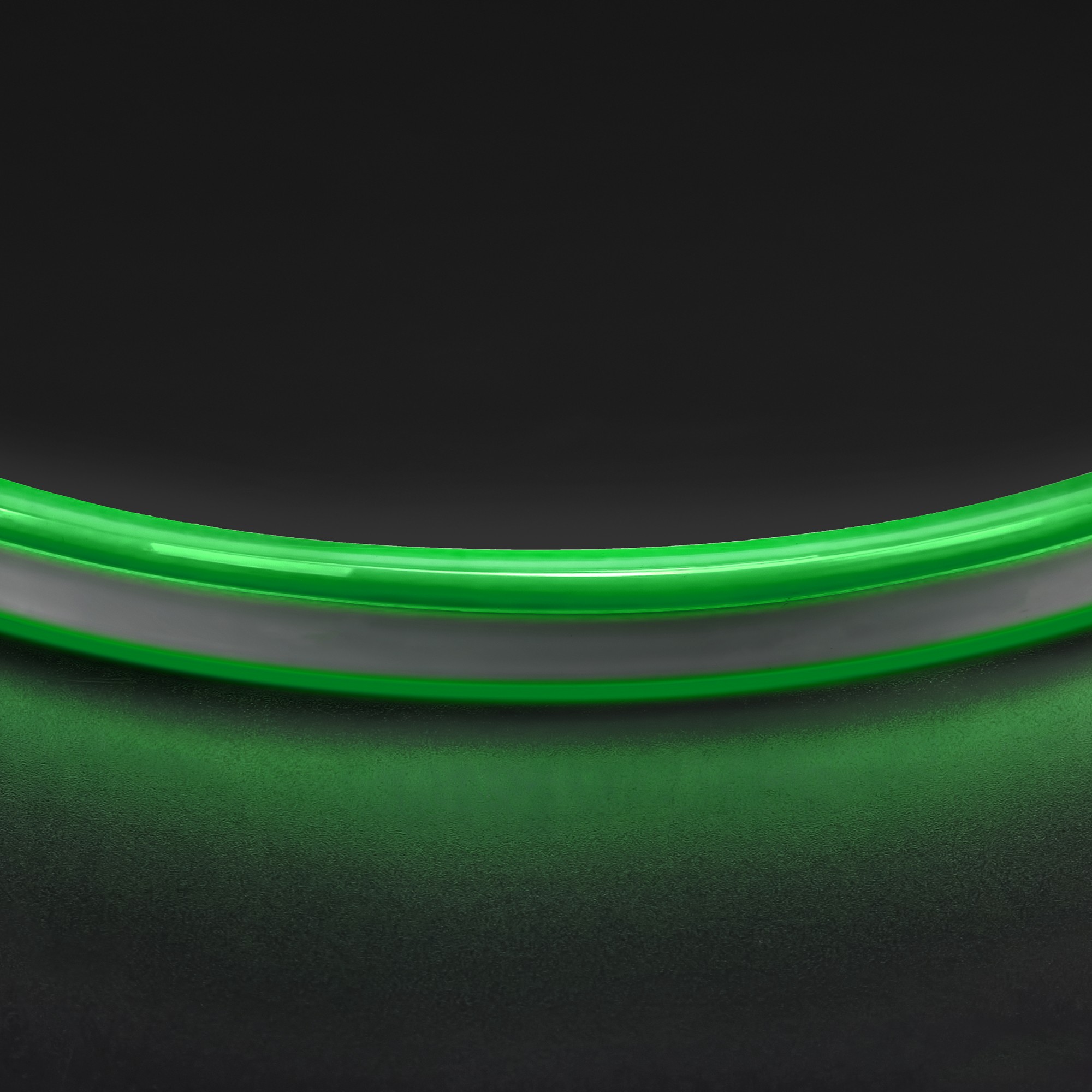 Лента гибкая неоновая Neoled Lightstar Зелёный свет 430107 фото