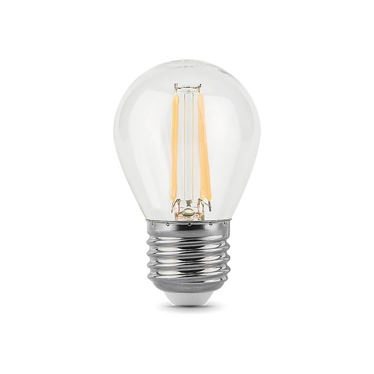 Лампа светодиодная филаментная диммируемая E27 7W 4100K прозрачная 105802207-S фото