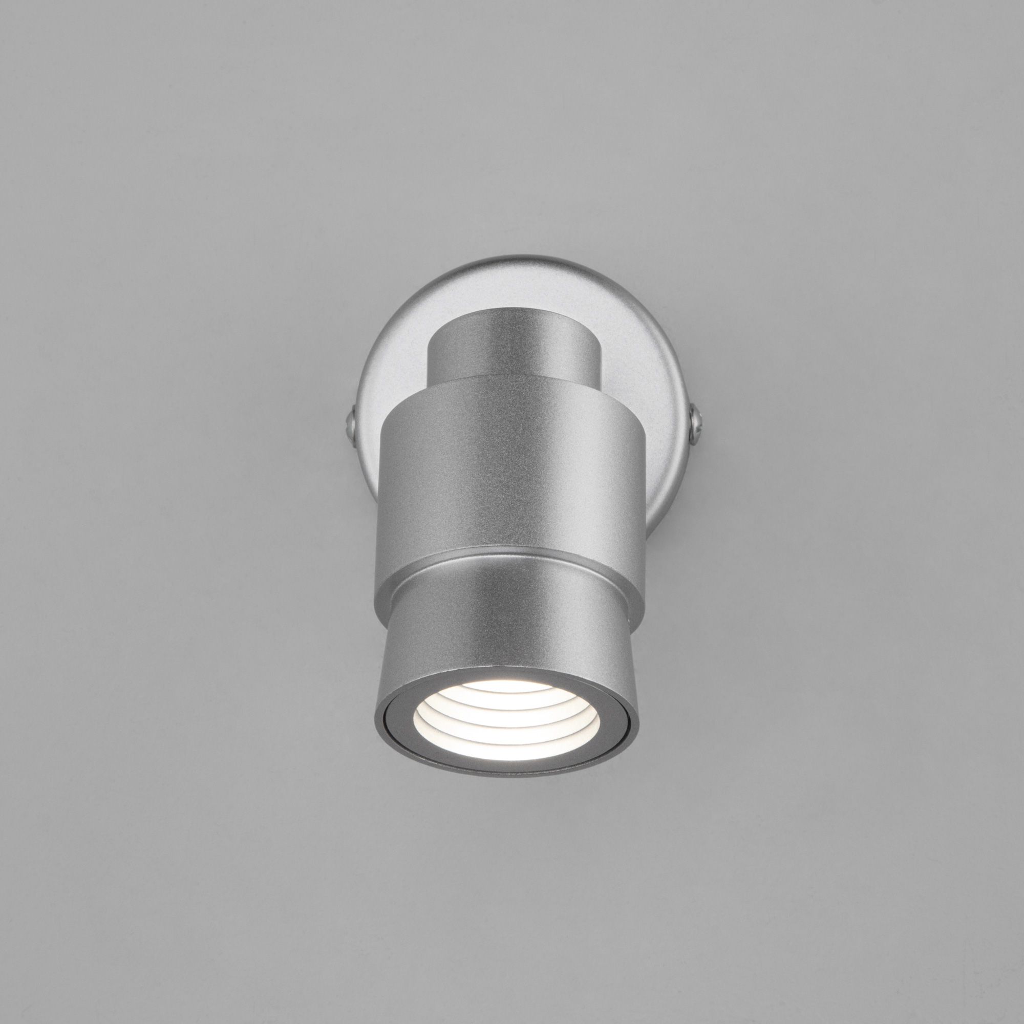 Настенный светодиодный светильник Eurosvet Plat a057394 20125/1 LED серебро фото