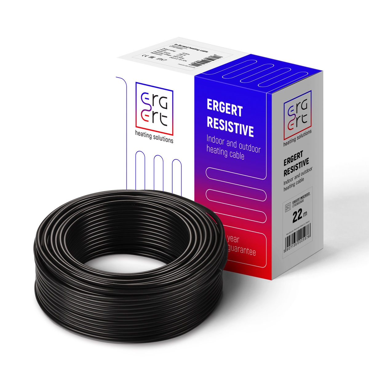 Нагревательный кабель двужильный Ergert® RESISTIVE GUTTER EXTRA (ETRG-30E) ETRG30E5400 фото