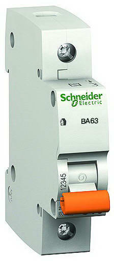 11201 Автоматический выключатель ва63 1п 6A C 4,5 ка, болгария/италия , Schneider Electric фото