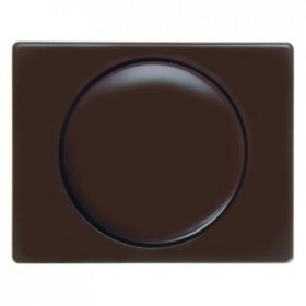 11350001 Центральная панель с регулирующей кнопкой для поворотного диммера цвет: коричневый, с блеском Arsys Berker фото