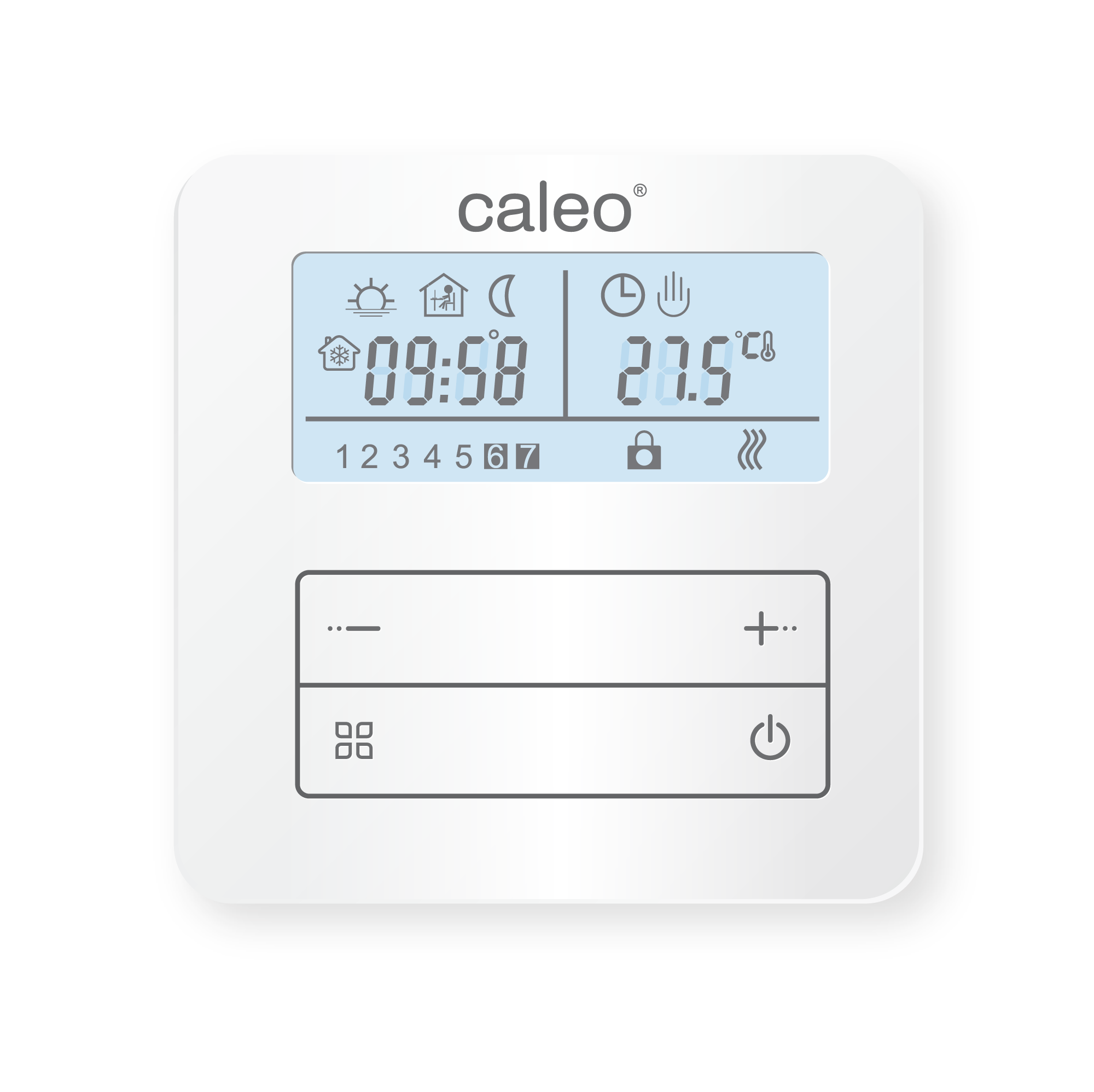 Терморегулятор CALEO С950, накладной, цифровой, программируемый, 3,5 кВт УП-00000214 фото