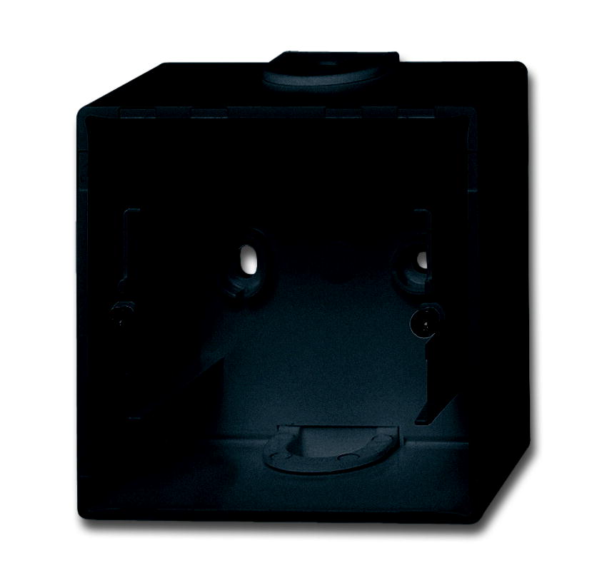 1799-0-0923 (1701-885), Коробка для открытого монтажа, 1 пост, цвет чёрный бархат, ABB фото