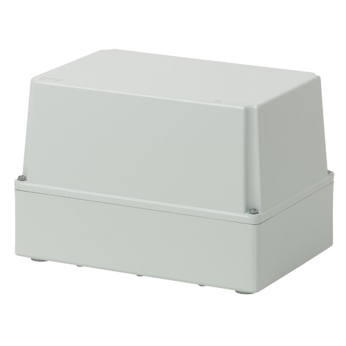 V55218 Настенная распределительная коробка Vimar Arke серый RAL 7035 с гладкими стенками и высокой крышкой IP55, крышка с винтами из нержавеющей стали фото