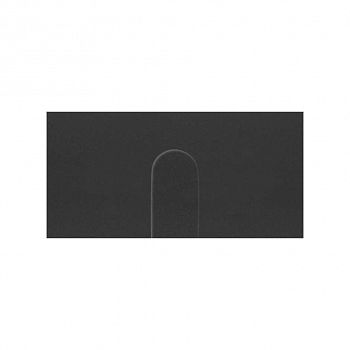 Накладка вывода кабеля узкого черный матовый Simon 100, 10000051-238 фото