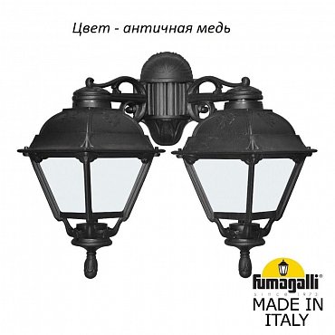Настенный фонарь уличный Cefa U23.141.000.VYF1RDN Fumagalli фото