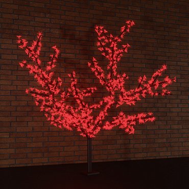 Светодиодное дерево Сакура, высота 3,6м, диаметр кроны3,0м, красные светодиоды, IP65, понижающий трансформатор в комплекте, NEON-NIGHT NEON-NIGHT 531-232 фото
