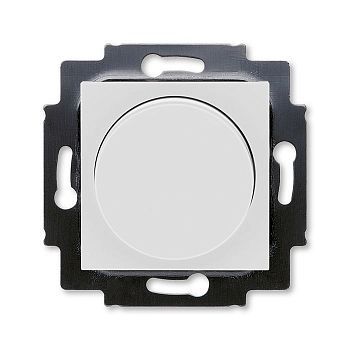 Светорегулятор ABB Levit поворотно-нажимной 60-600 Вт R серый / белый 3294H-A02247 16W 2CHH942247A6016 фото