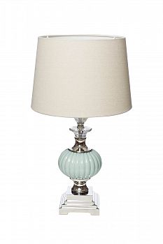 Лампа настольная плафон бежевый d33*60см (2) Garda Decor 22-86946 фото