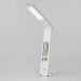 Светодиодная настольная лампа Eurosvet Business a043048 80504/1 белый с часами фото