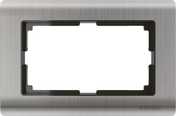 W0081602 Рамка для двойной розетки (глянцевый никель) Metallic Werkel a051003 a051003 фото