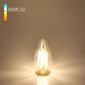 BLE2736 / Светодиодная лампа Свеча CD F 7W 4200K E27 (C35 прозрачный) a048673 фото