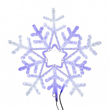 Фигура световая Снежинка цвет белая/синяя, размер 60*60 см, с контролером NEON-NIGHT NEON-NIGHT 501-531 фото