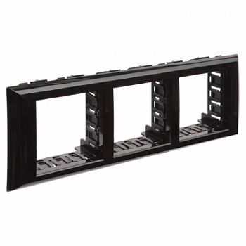 Рамка-суппорт "" для "In-liner Front", черный, 6 модулей DKC Avanti 4402916 фото