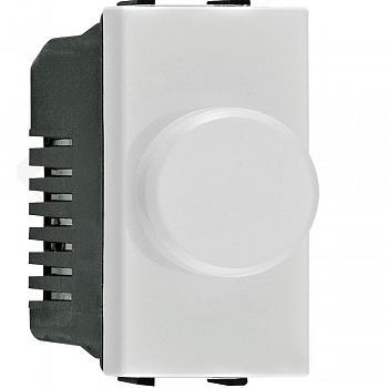 N2160.E BL Механизм электронного поворотного светорегулятора 500 Вт, 1-модульный, серия Zenit, цвет альпийский белый, ABB фото