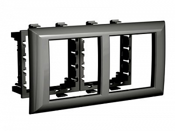 Рамка-суппорт "" для "In-liner Front", черный, 4 модуля DKC Avanti 4402914 фото