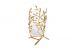 Ваза стеклянная с декором "Золотые ветви" d19*30см Garda Decor 55RV3563S фото